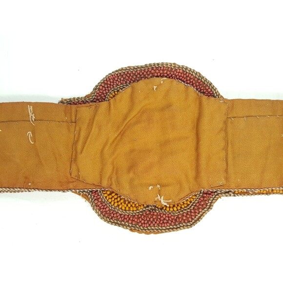 Gorgeous Antique Art Deco Flapper Handmade Beaded Belt-Vintage 1920\'s AS-IS main image 4